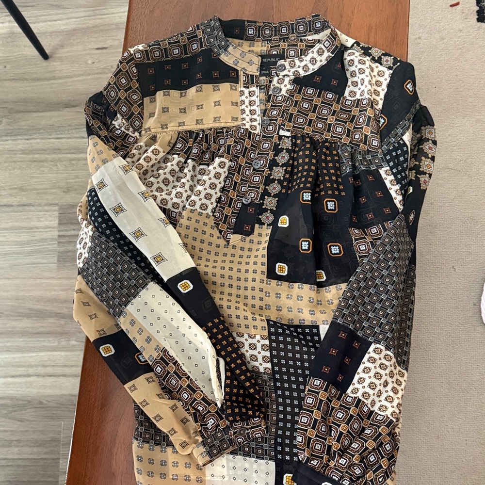 Banana Republic Women's Geometric Patchwork Set -… - image 3